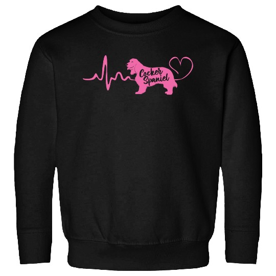 Heartbeat Dog English Cocker Spaniel Sweatshirts