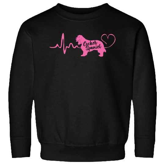 Heartbeat Dog English Cocker Spaniel Sweatshirts
