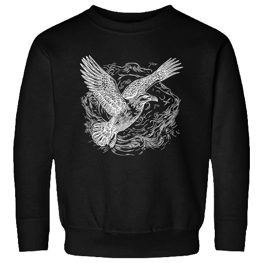 Flying Seagull Over The Sea Sweatshirts