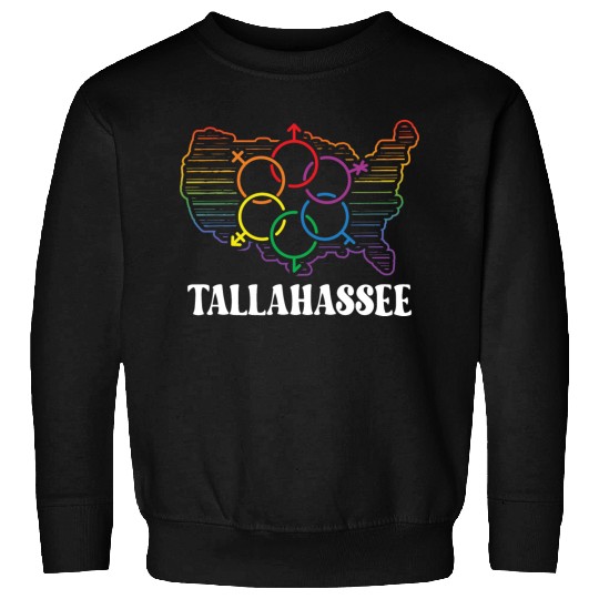 Tallahassee Pride Month Pride Flag LGBT Community Sweatshirts