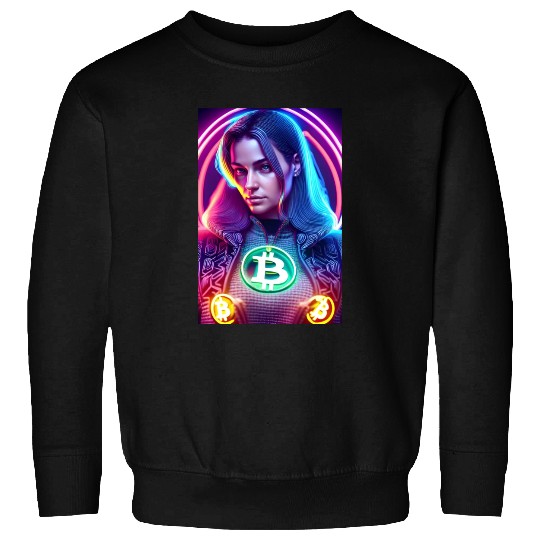 Bitcoin Woman Sweatshirts