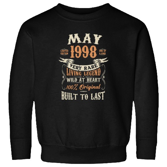 May 1998 Birthday Surprise Sweatshirts
