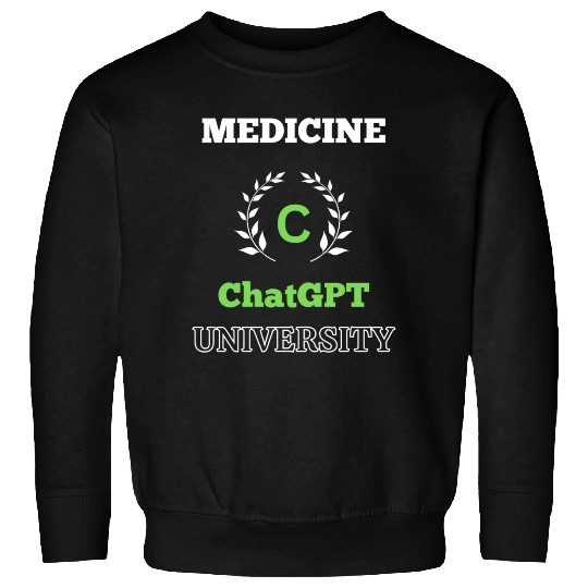 Medicine ChatGPT University Sweatshirts