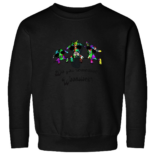 Hippie Goats playing guitar remembering Woodstock Sweatshirts