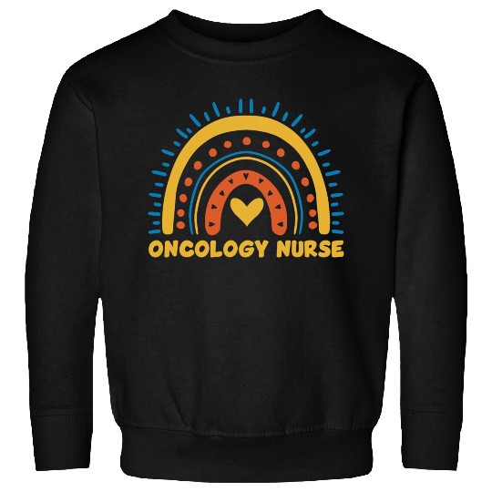 Great Oncology Nurse Rainbow RN Nurses Team Sweatshirts