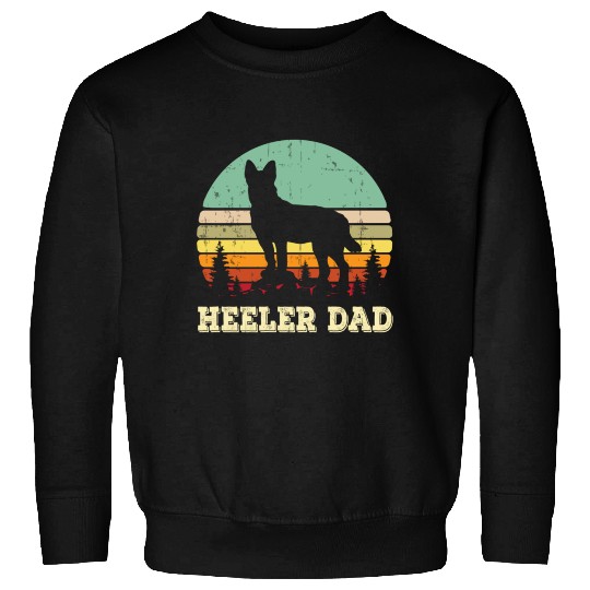 Australian Cattle Dog Red Blue Pet Heeler Dad Cute Sweatshirts
