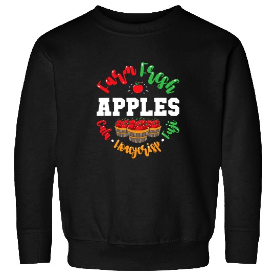 Apple Picking Farmer Fall For Toddlers Kids Women Sweatshirts