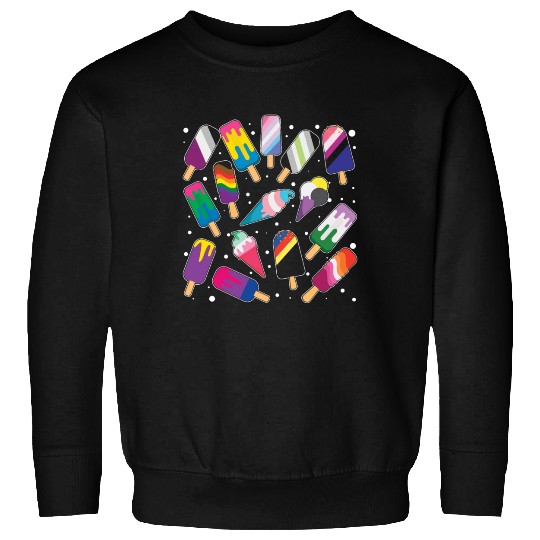Popsicle Gay LGBTQ Rainbow LGBT Pride Month Sweatshirts