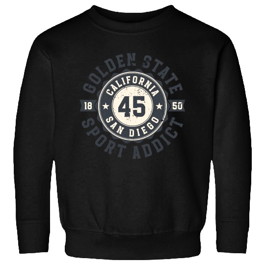 California Golden State San Diego Sport Addict Sweatshirts