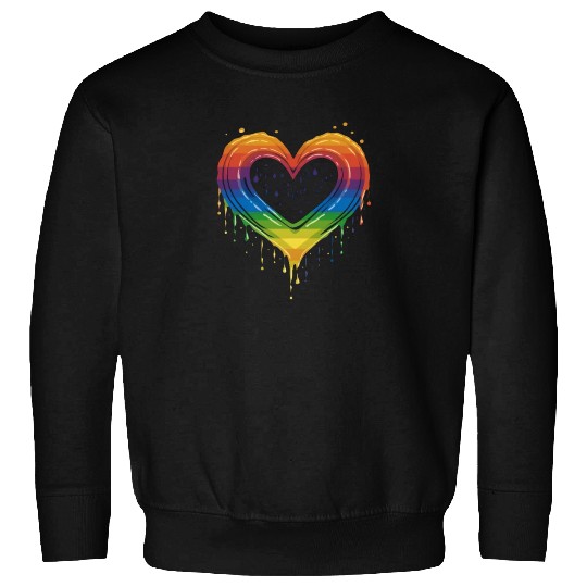 Celebrate Diversity: LGBT Rainbow Heart for Sweatshirts