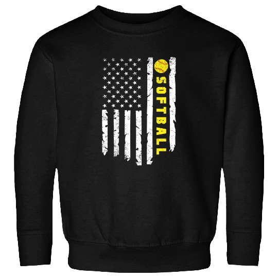 Softball fathers day Sweatshirts