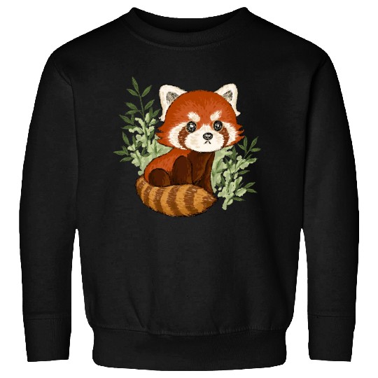 Red Panda In Nature Sweatshirts