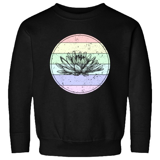 Lotus vintage - Lotus - Lotus - Buddhist Sweatshirts
