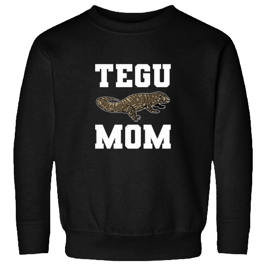 Tegu Mom Lizard Lover Reptile Keeper Animal Lover Sweatshirts