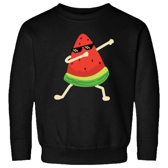 Dabbing Watermelon Melon summer Fruit Lover Sweatshirts