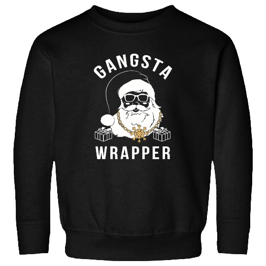 Gangsta Wrapper Gangster Santa Sweatshirts