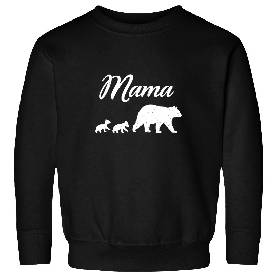 Mama Bear - With Two Cubs Twin Mom Mother's Day Gi Sweatshirts