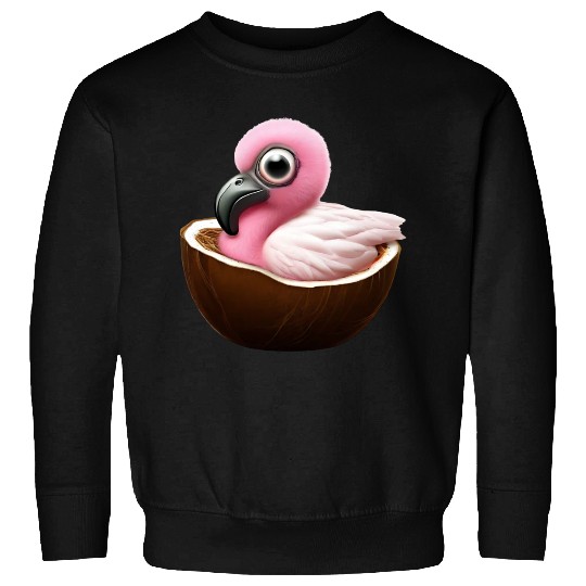 Coconut Flamingo Sweatshirts