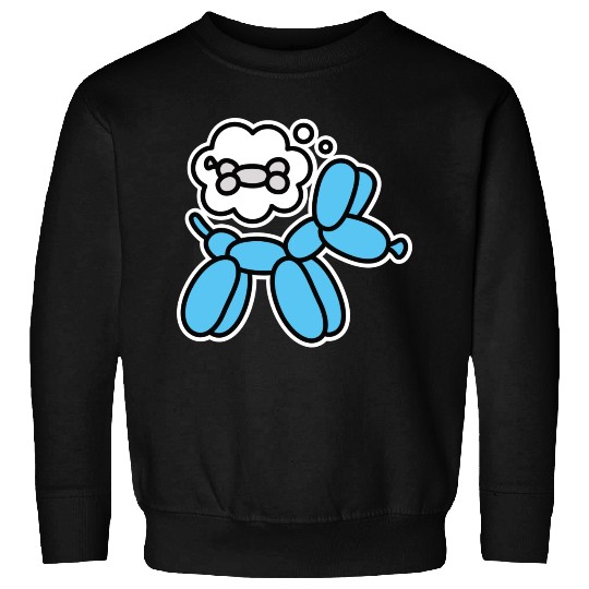 Balloon dog and bone Balloon artist Balloon animal Sweatshirts
