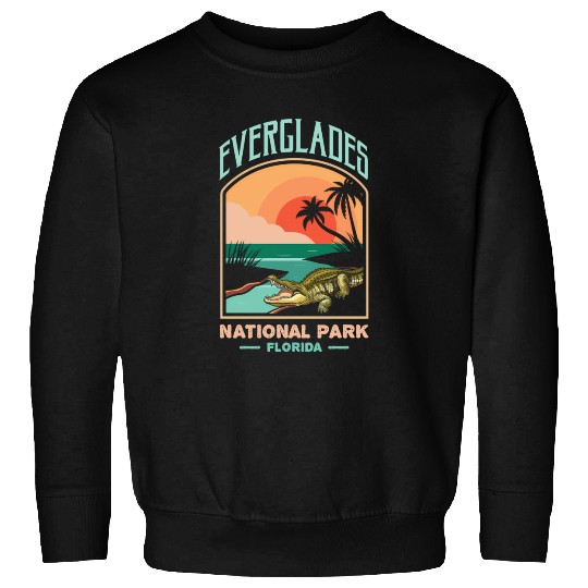 Everglades National Park Us Crocodile Florida Alli Sweatshirts