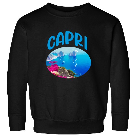 Cruise Capri Italy Ferry Turquoise Sea Cruising Is Sweatshirts