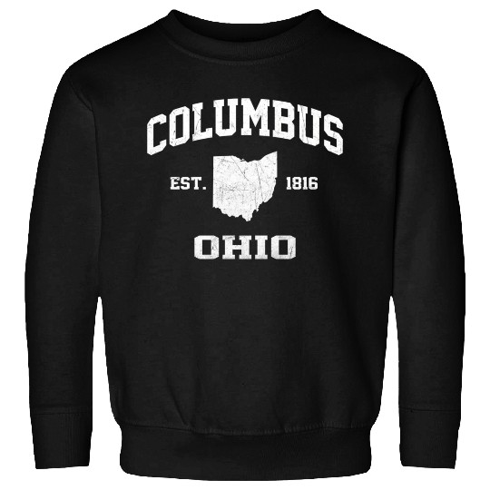 Columbus Ohio Oh State Athletic Style Sweatshirts