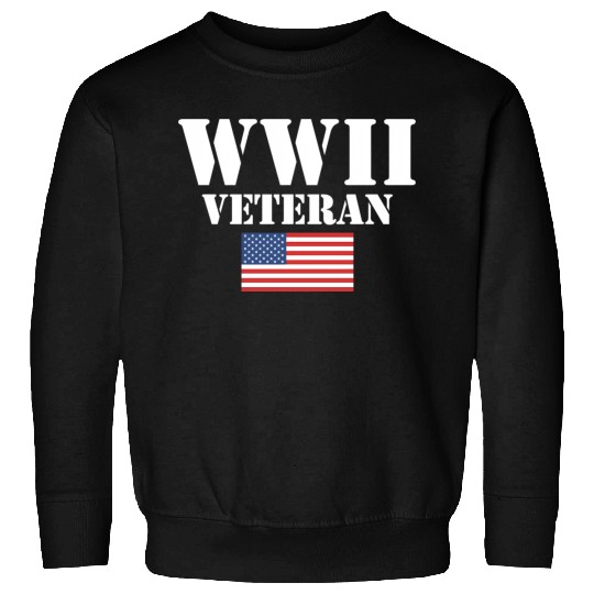 American Patriot Wwii Veteran Military World War 2 Sweatshirts