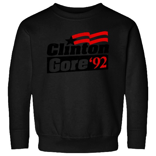Clinton Gore '92 Bill Clinton President Sweatshirts