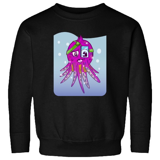 Cute pink octopus Sweatshirts
