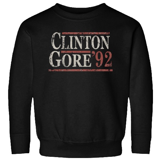Distressed Bill Clinton Al Gore 1992 Sweatshirts