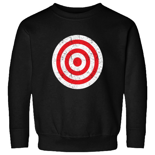 Print On Back Bullseye Target Bulls Eye Fun Sweatshirts