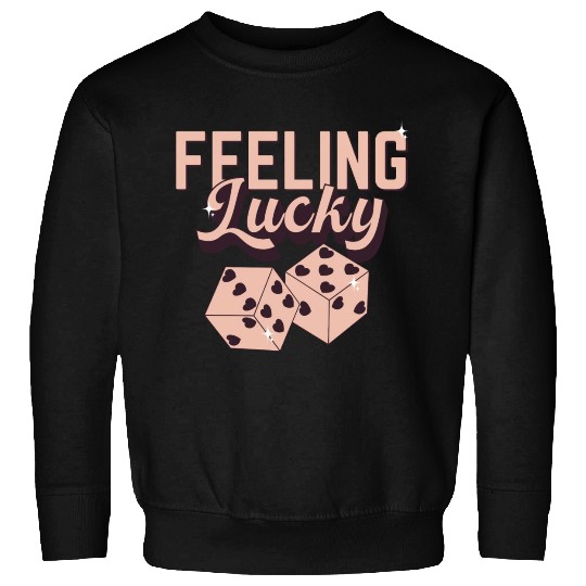 Feeling Lucky Retro Valentine 1 Sweatshirts