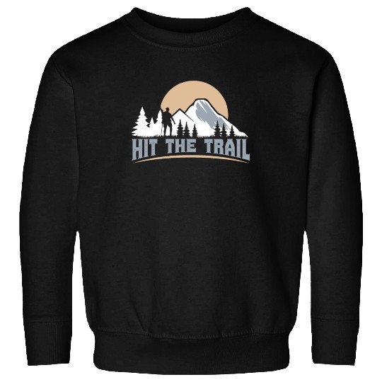 Hit the Trail Mountaineers Wanderlust Hiking Sweatshirts