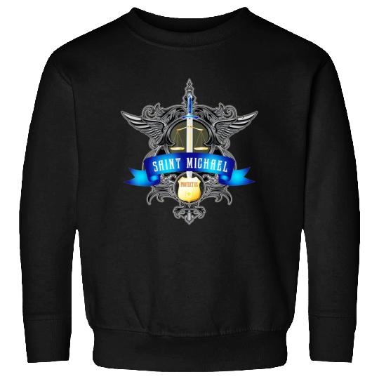 Saint Michael Patron Saint of Police Officers Sweatshirts