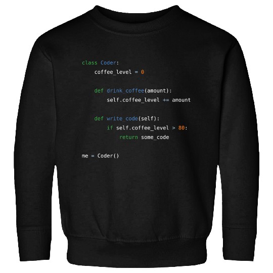 Coffee loving, object oriented python programmer Sweatshirts