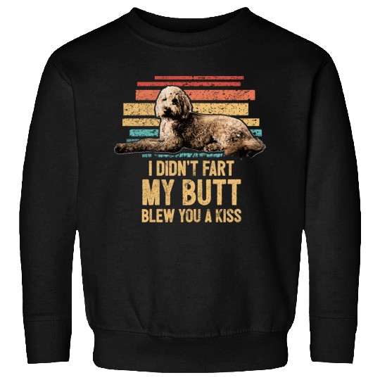 Blew You A Kiss Funny Goldendoodle Dog Mom Doodle Sweatshirts