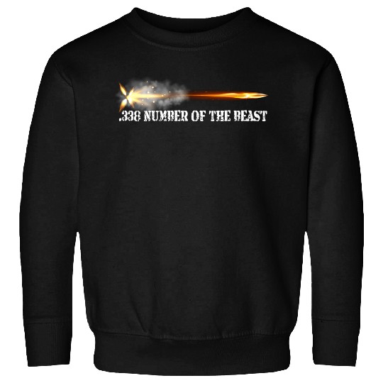 338 Number Of The Beast Lapua Magnum Calibre Sweatshirts