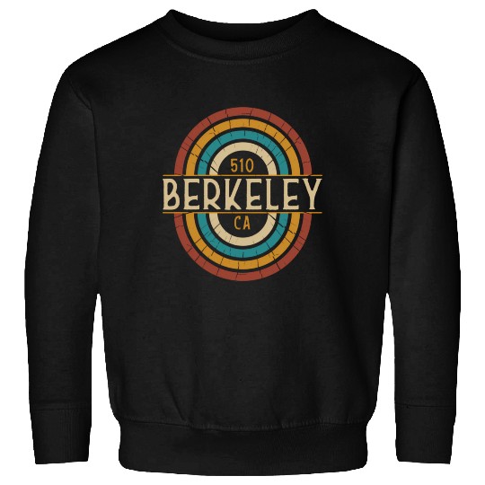 Berkeley Area Code 510 Residents State California Sweatshirts