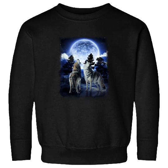 The Mountain Men'S Wolf Native American Sweatshirts