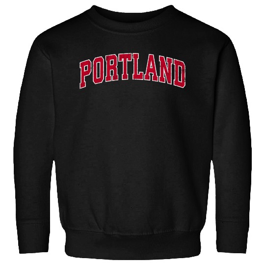 Portland Oregon Or Sports Red Sweatshirts