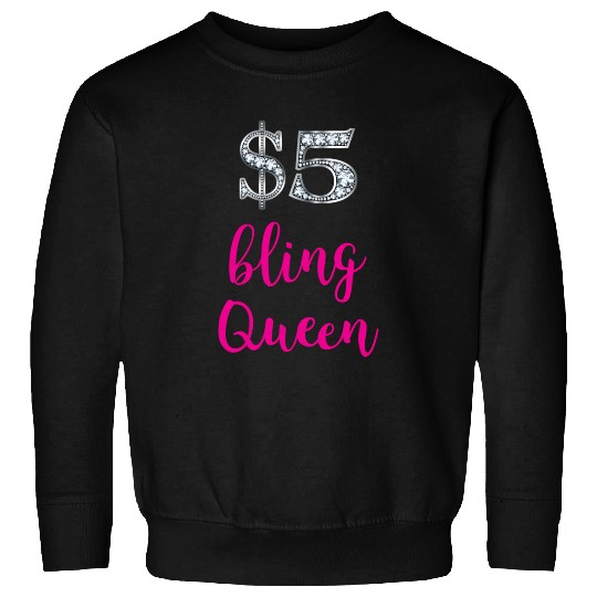 5 Bling Queen Jewelry Consultant Event Pop Up Sweatshirts