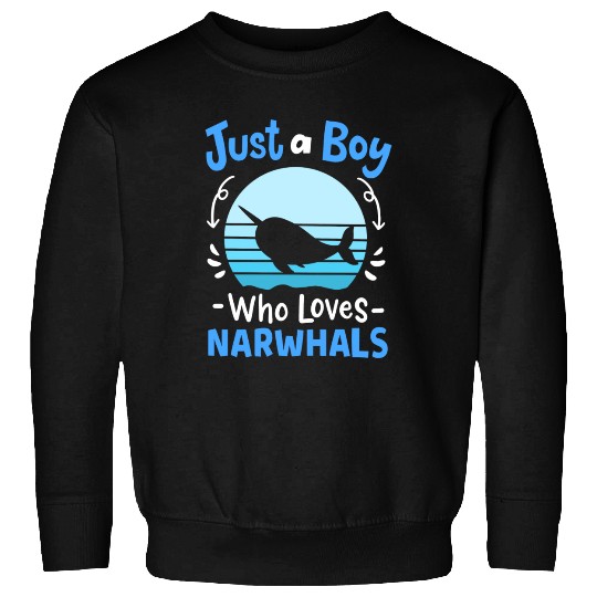 Narwhals Whales Narwhal Lover Retro Sweatshirts