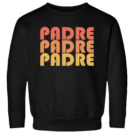 Padre Typography 1970S Sweatshirts