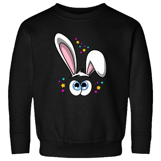 Easter Bunny With Eyes Sweatshirts
