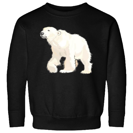 Polar Bear Arctic Animal Realistic Sweatshirts
