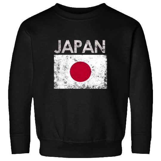 Japan Japanese Flag Pride Sweatshirts