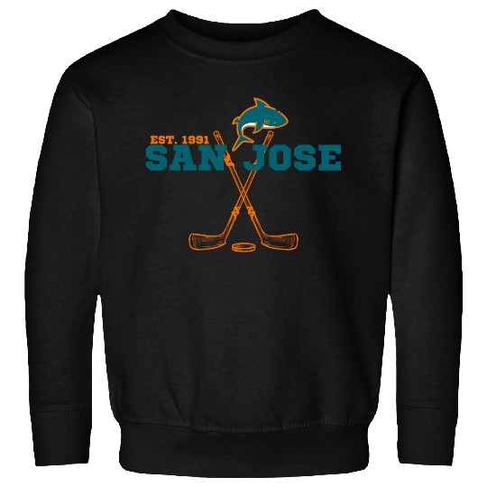 San Jose Est 1991 Sports Team Novelty Athletic Sweatshirts