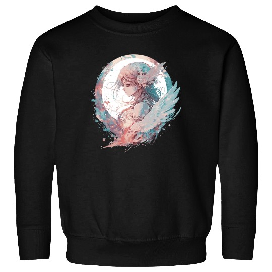 Watercolor Anime Fairy Cute Fairycore Pastel Goth Sweatshirts