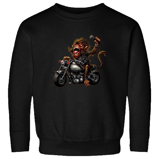 zombie Raider Monkey Sweatshirts