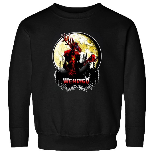 Wendigo New Monster inwalker Cryptid Evil Sweatshirts